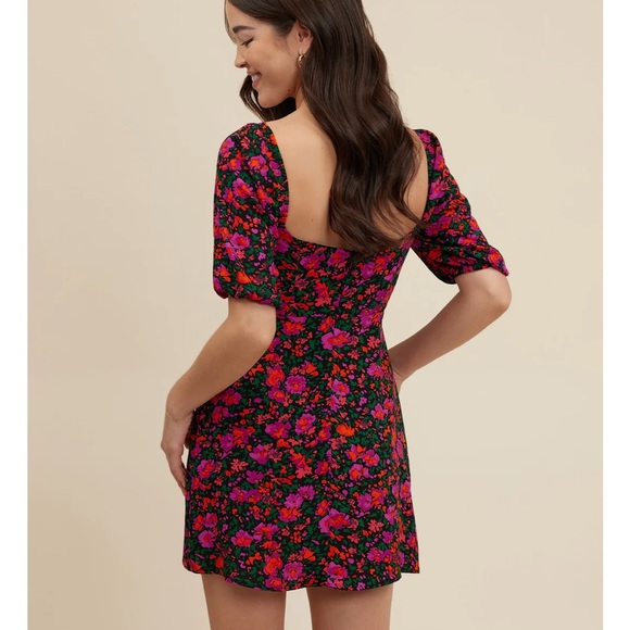 Park & Fifth Naomi Cutout Floral Mini Dress Armina - Picture 5 of 8